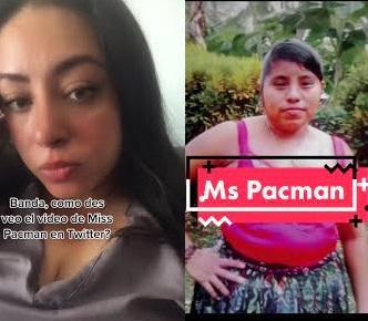 la mujer pacman video