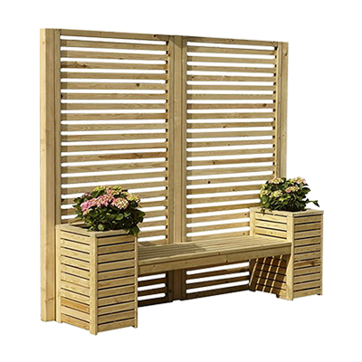 extra large planter with trellis