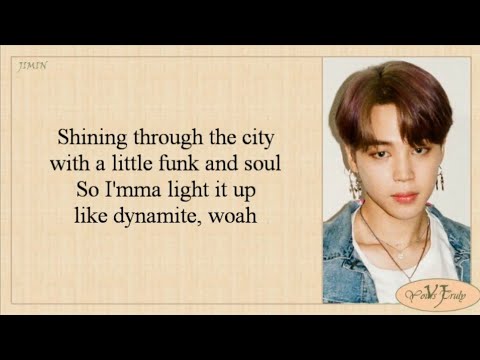 lyrics of dynamite bts