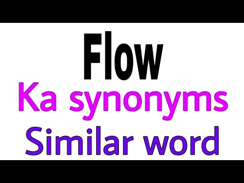 flow antonym