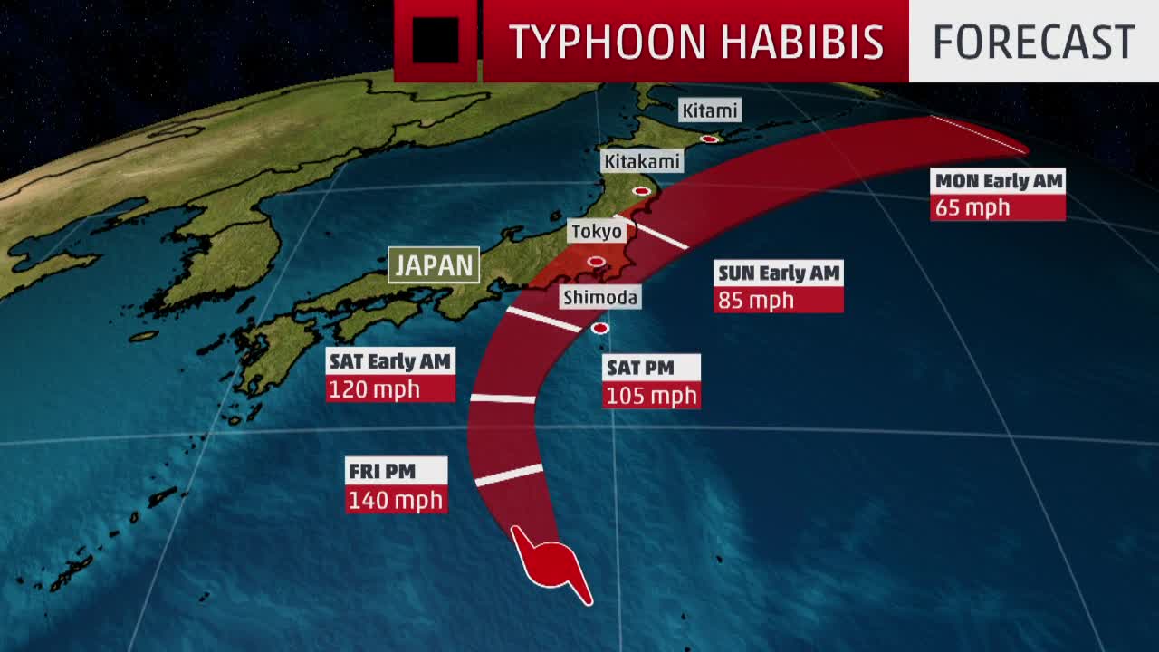 japan typhoon tracker