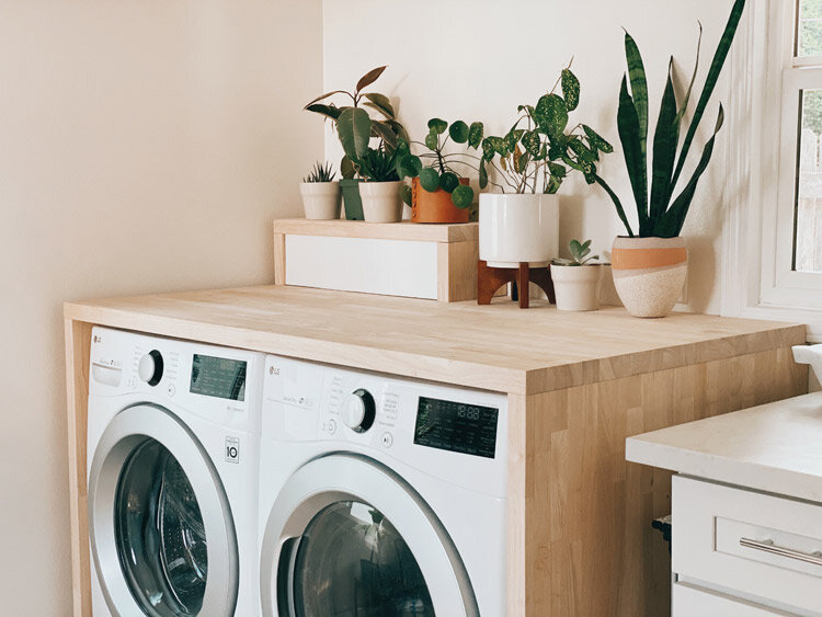 washer dryer countertop