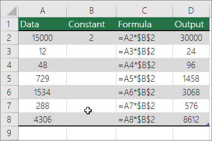 excel divide