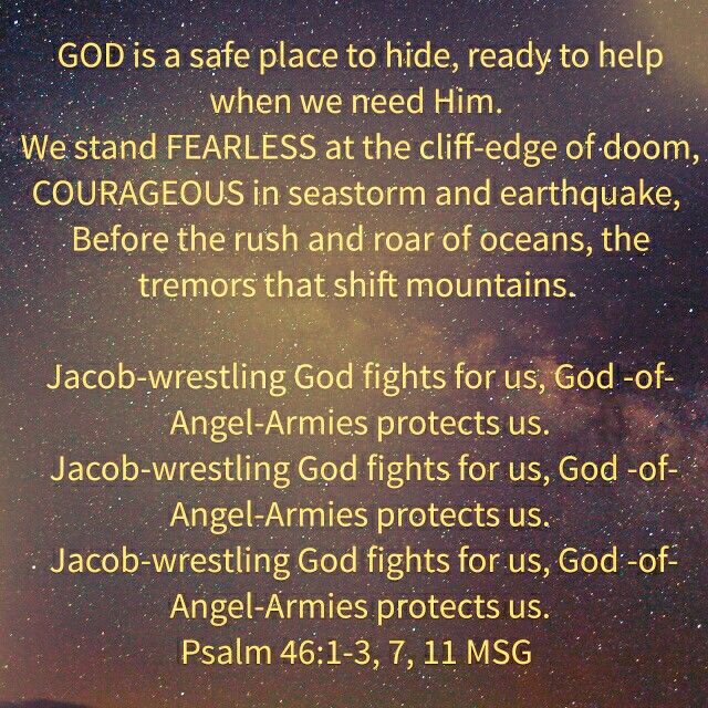 psalm 46 msg