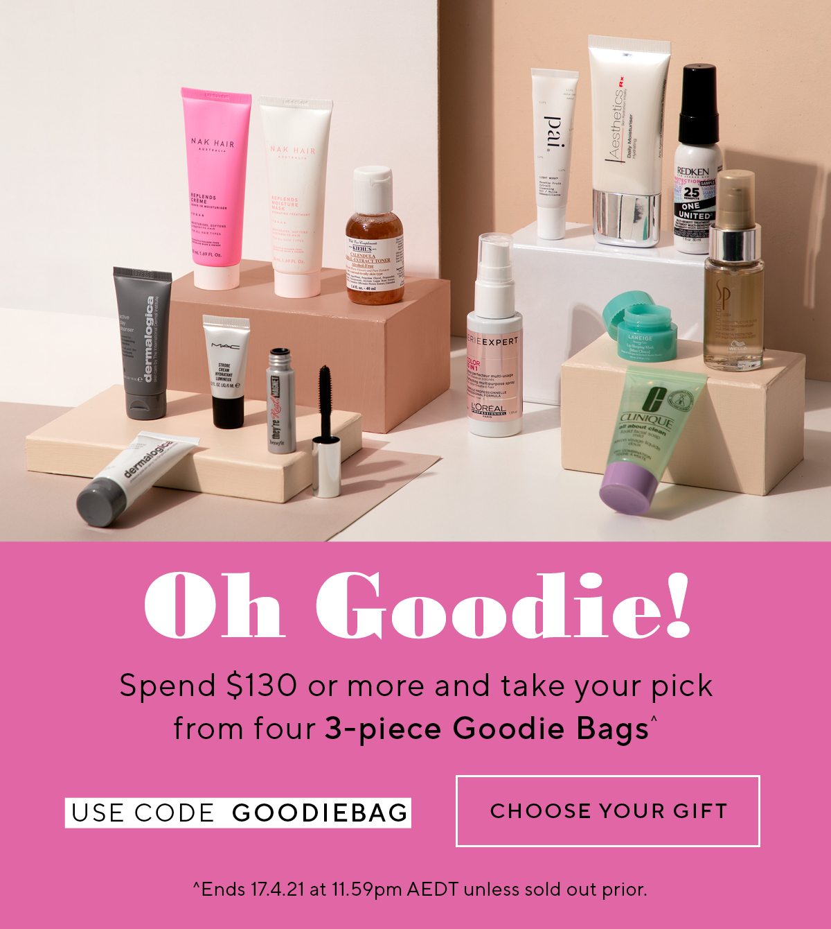 adore beauty goodie bag