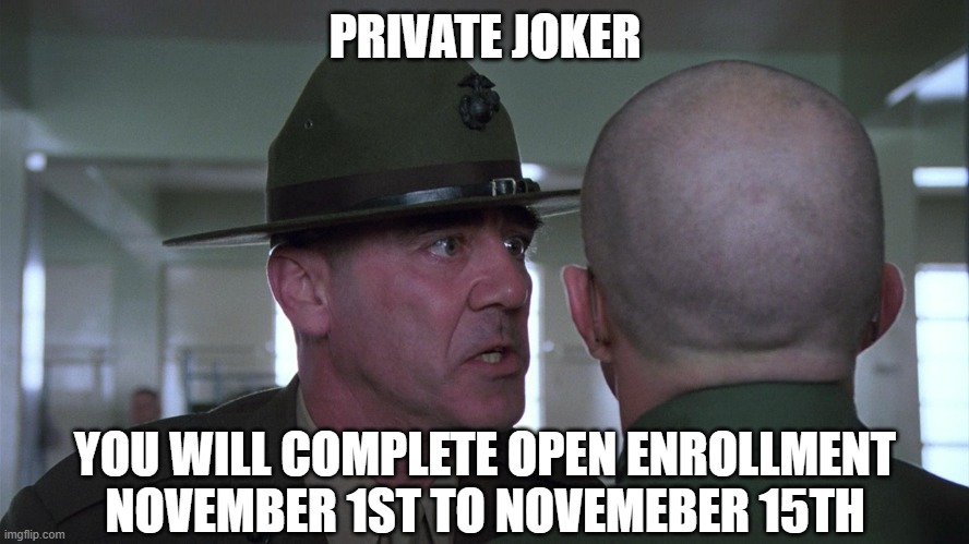 open enrollment memes 2023