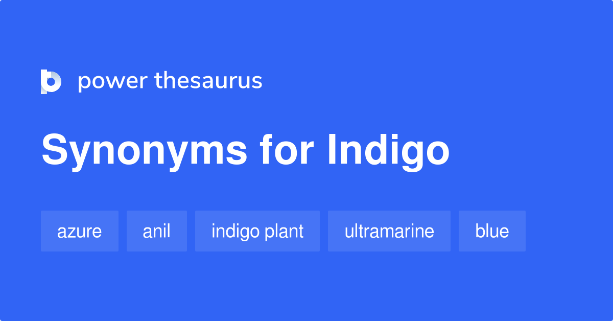 indigo synonym