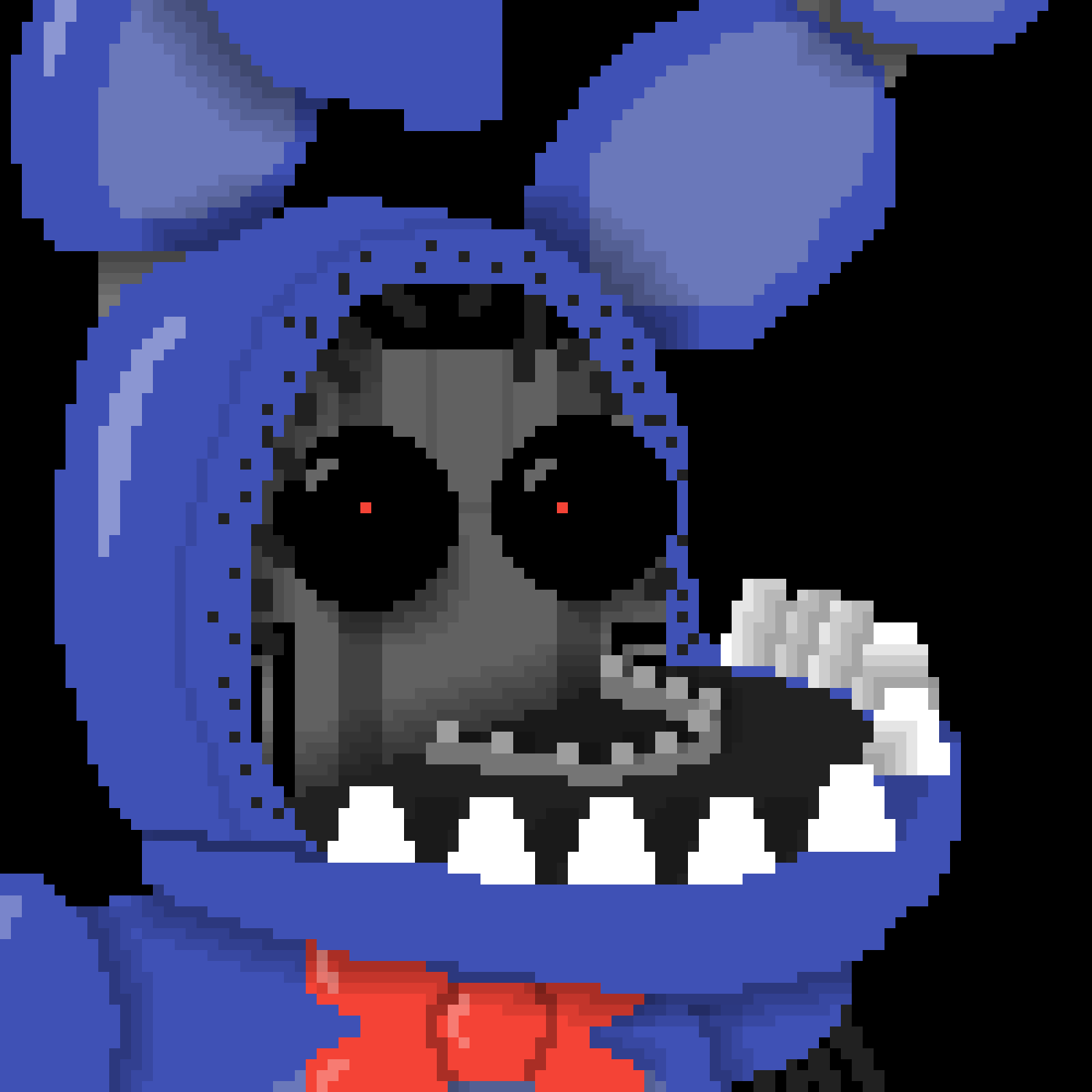 withered bonnie pixel art