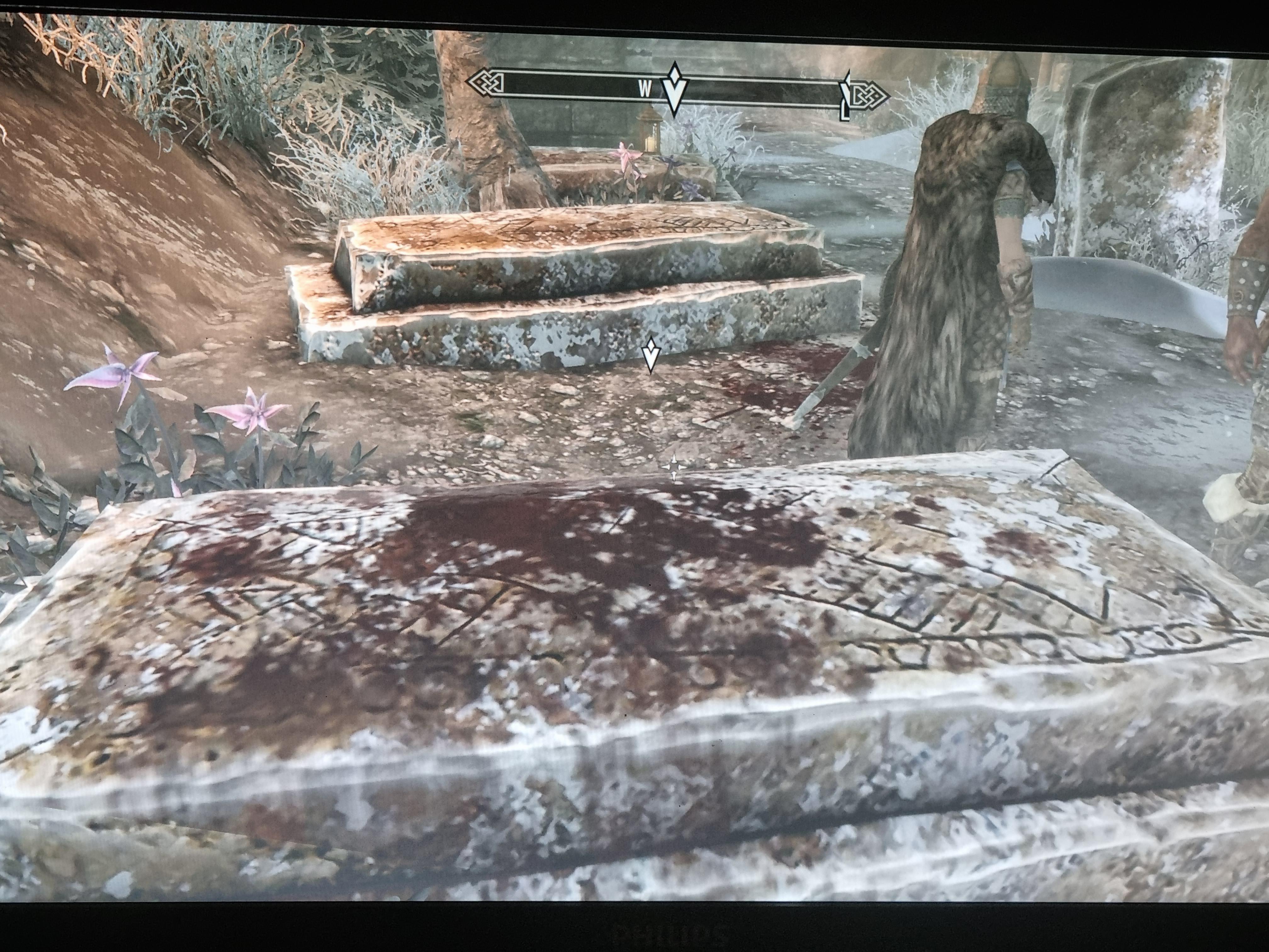 skyrim blood on the ice stuck