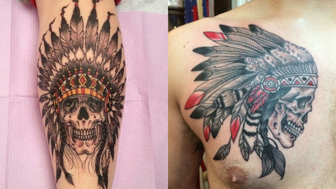 indian skull tattoo meaning