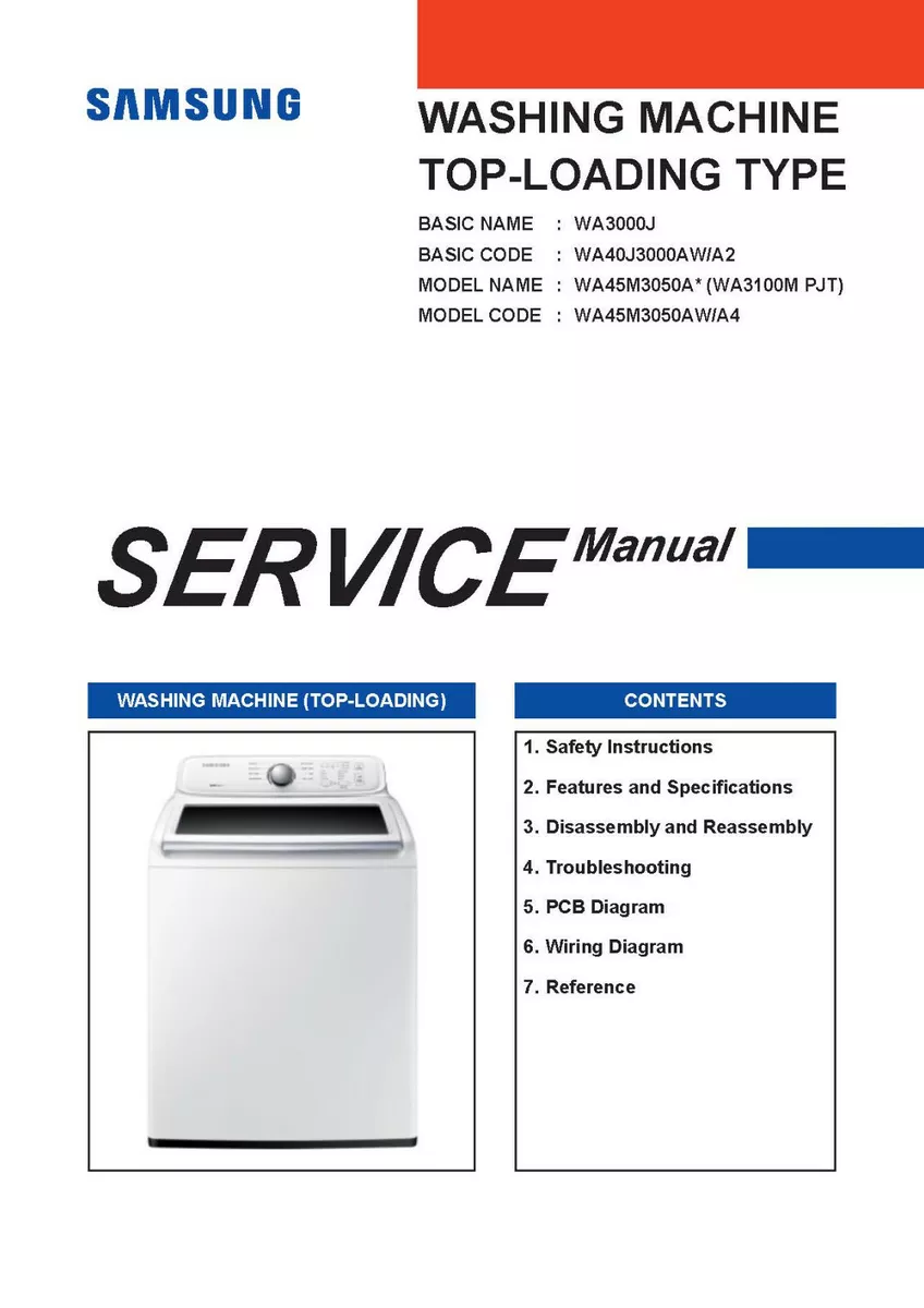 samsung clothes washer manual