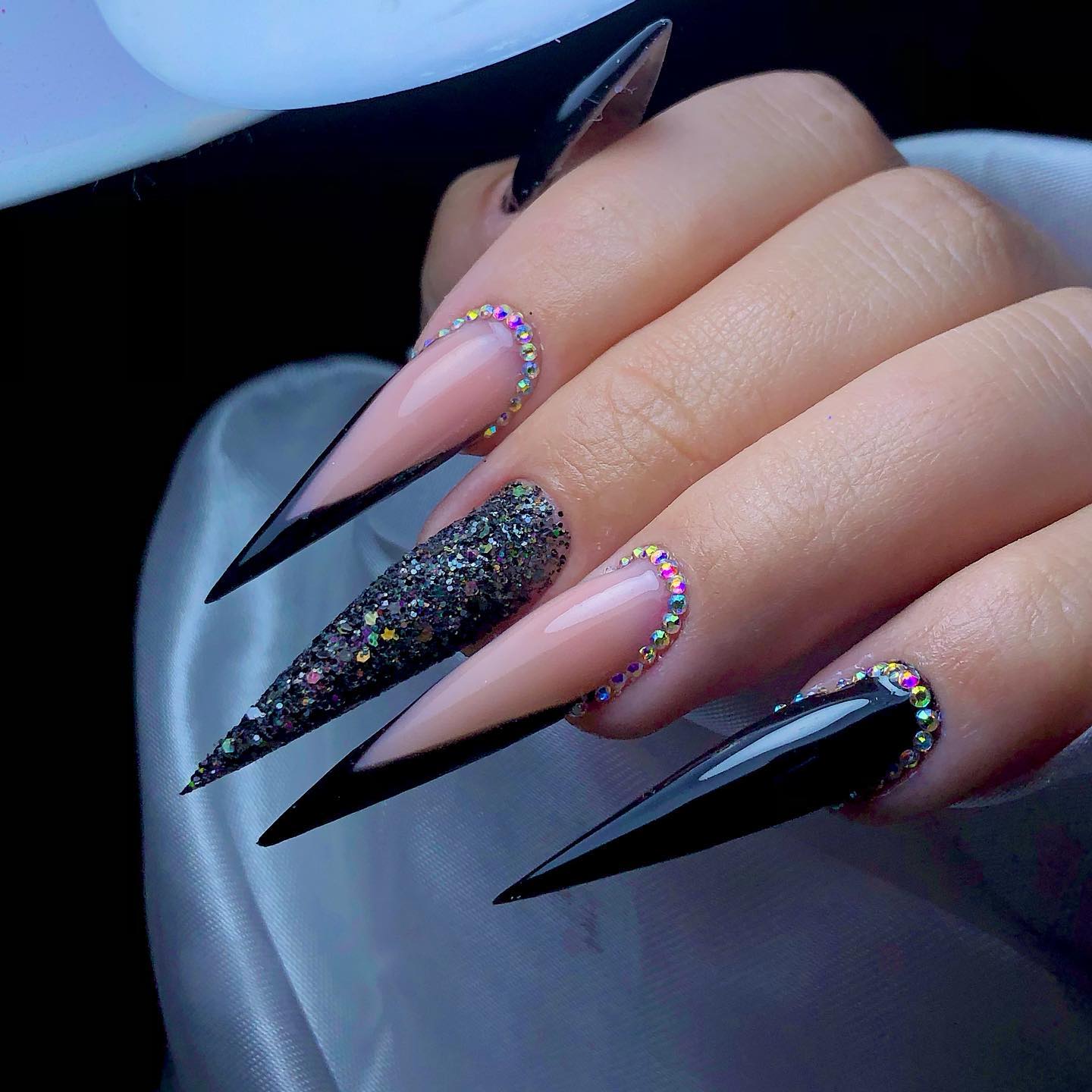 long stiletto nails