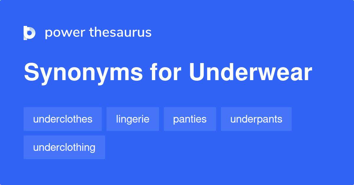 thesaurus underwear