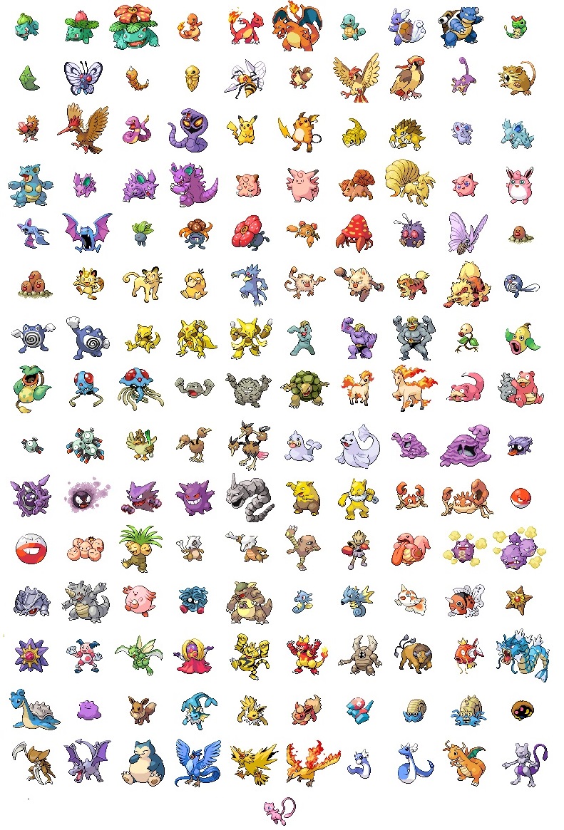 original pokemon 150