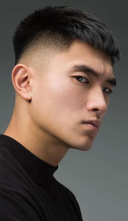 short hairstyle for asian male