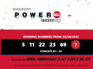 powerball winning numbers february 6th 2023