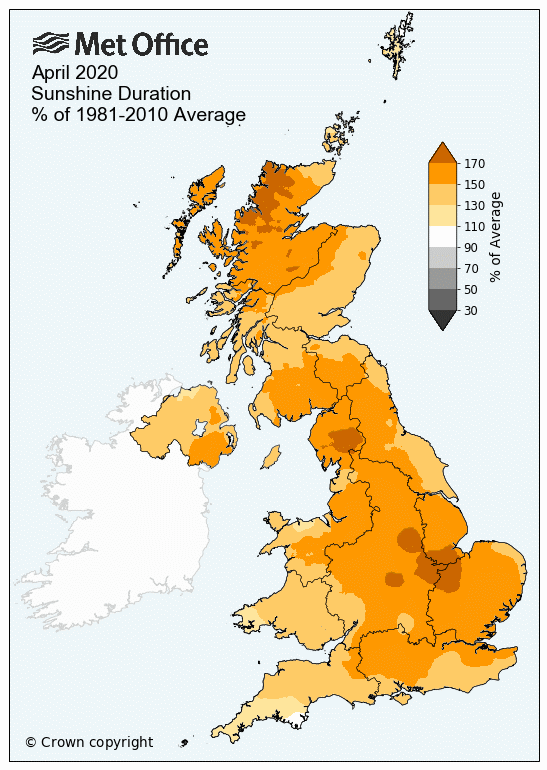 average temperature uk april