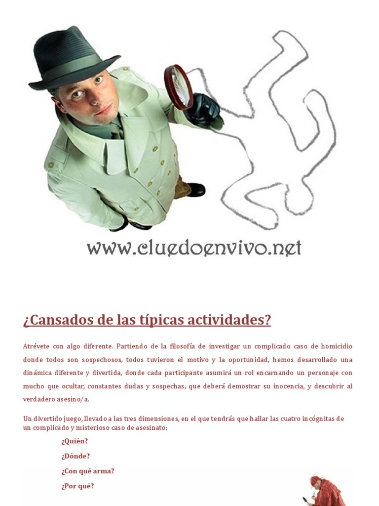 cluedo en vivo pdf