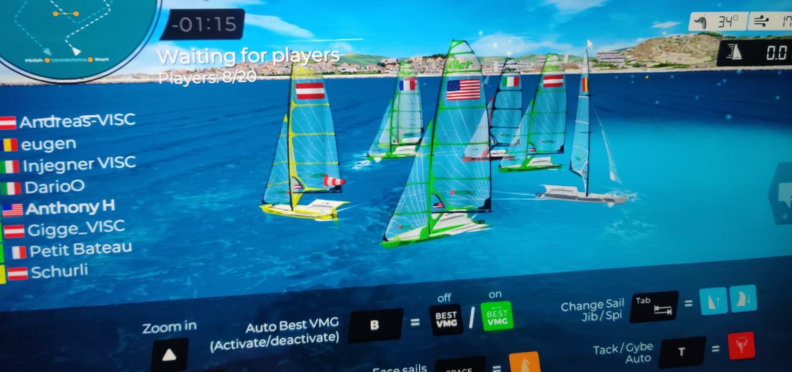 inshore virtual regatta