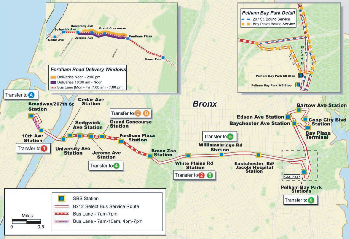 bx12 bus route