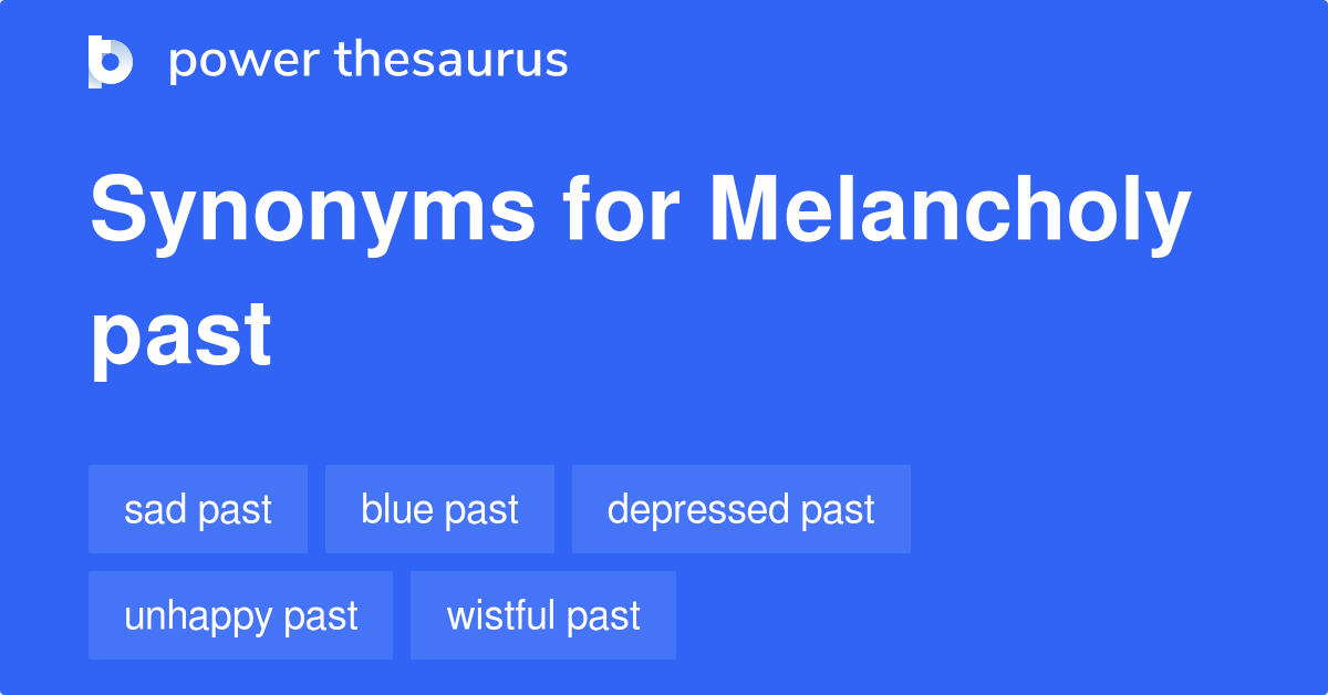 melancholic synonyms