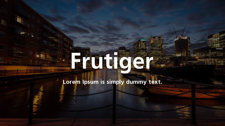 frutiger free download