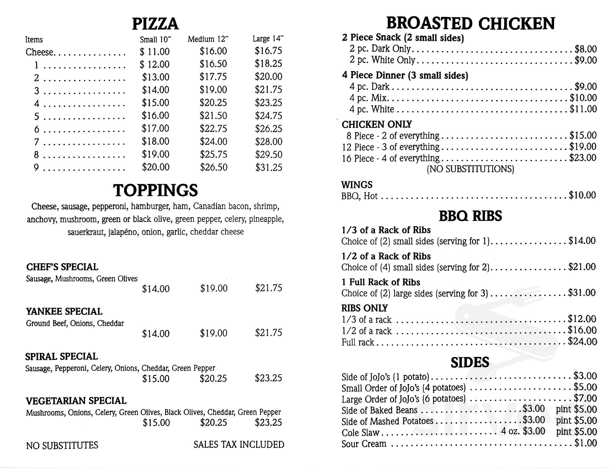 spiral pizza menu hastings mn