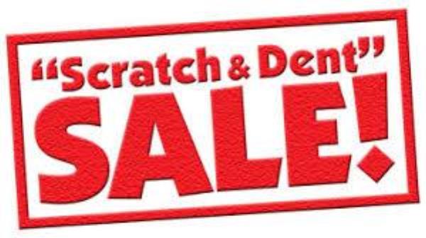 scratch and dent sale