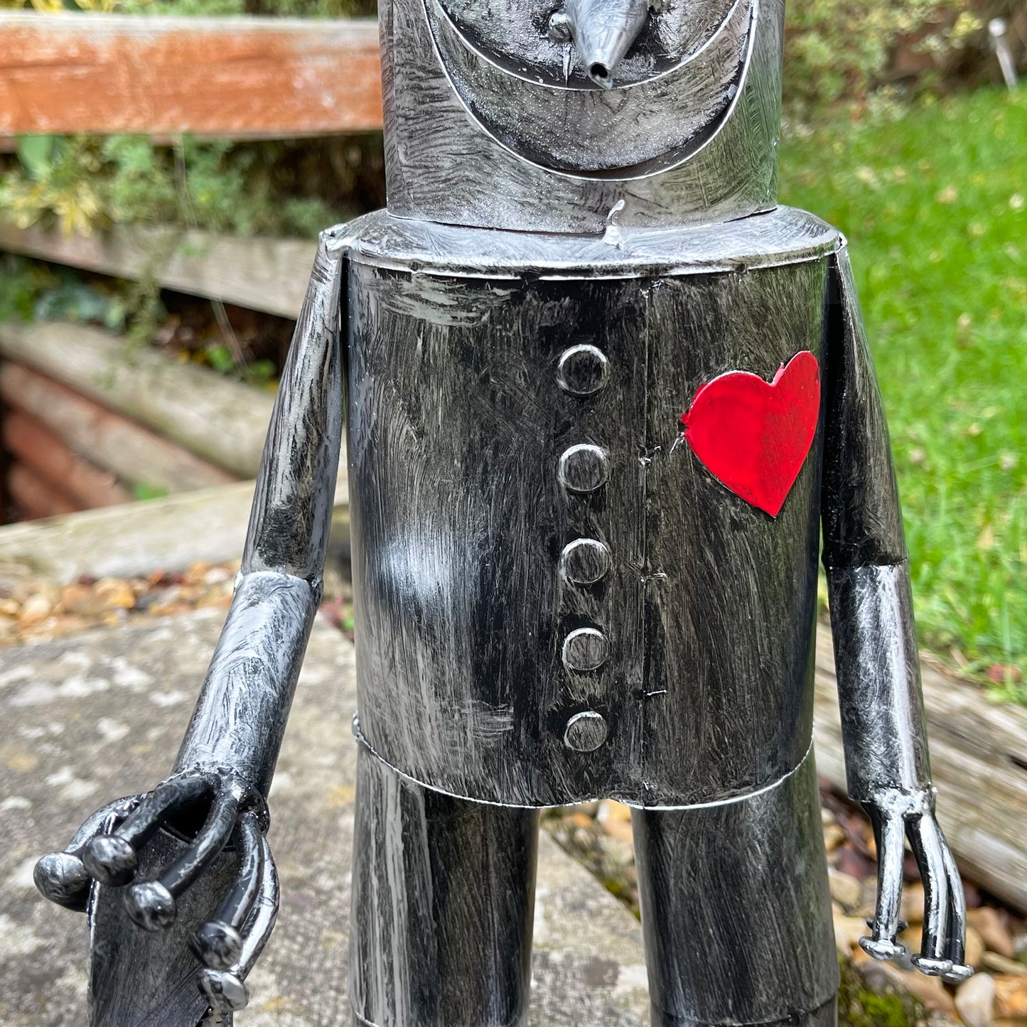 tin man garden ornament