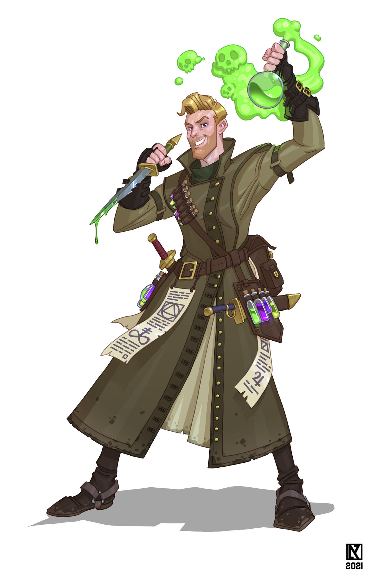 alchemist character art