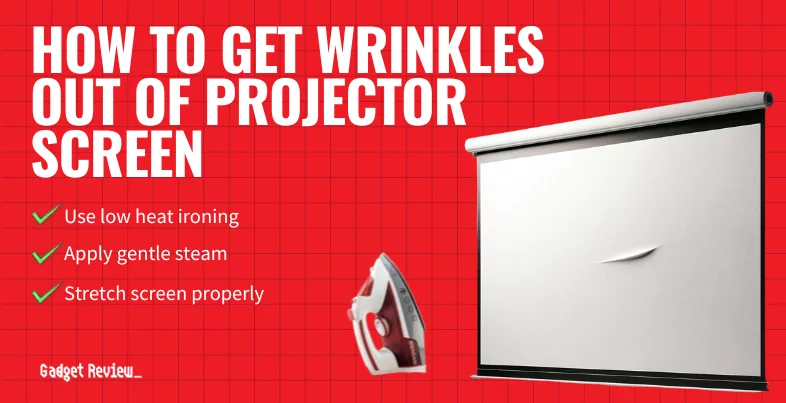 projector screen wrinkles