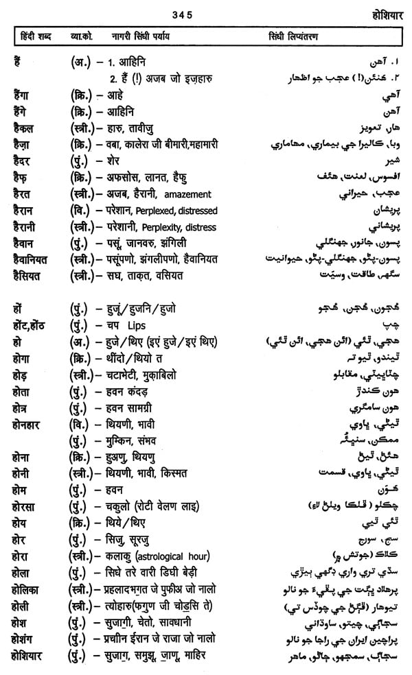 sindhi meaning in hindi