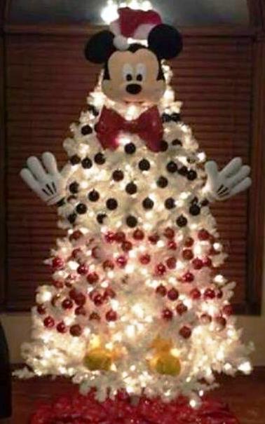 mickey christmas tree ideas