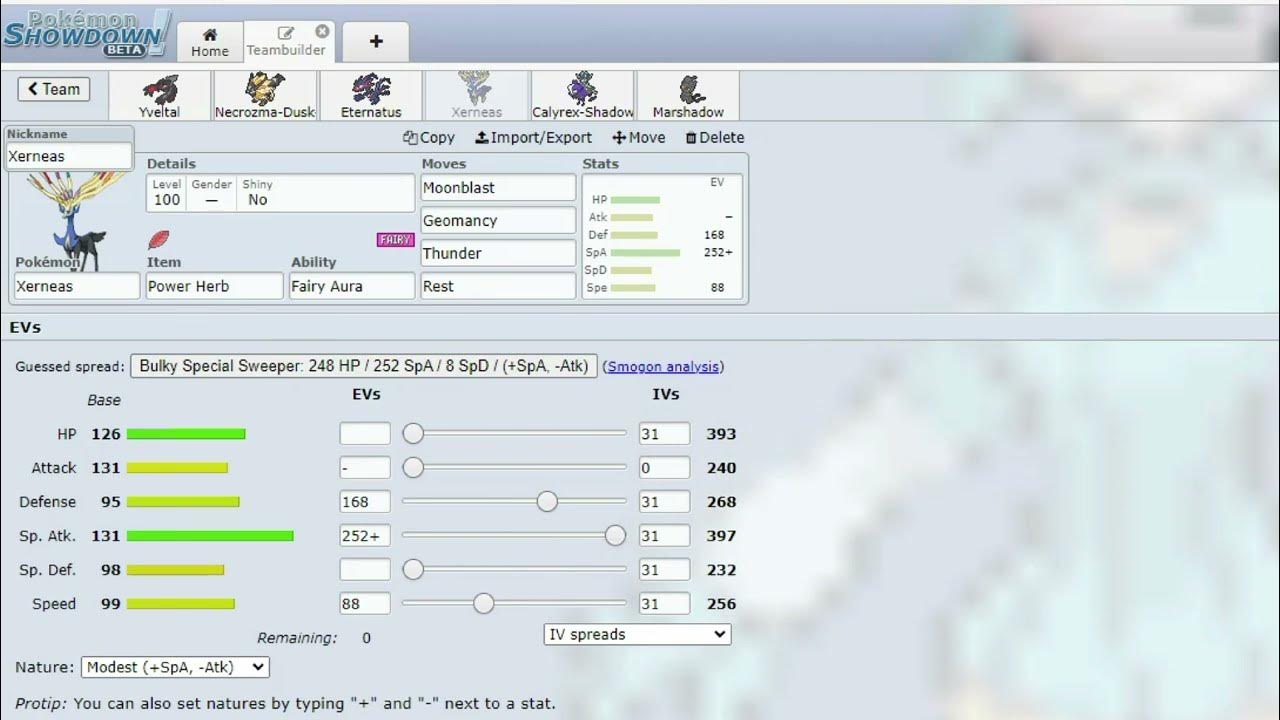 pokemon showdown teambuilder