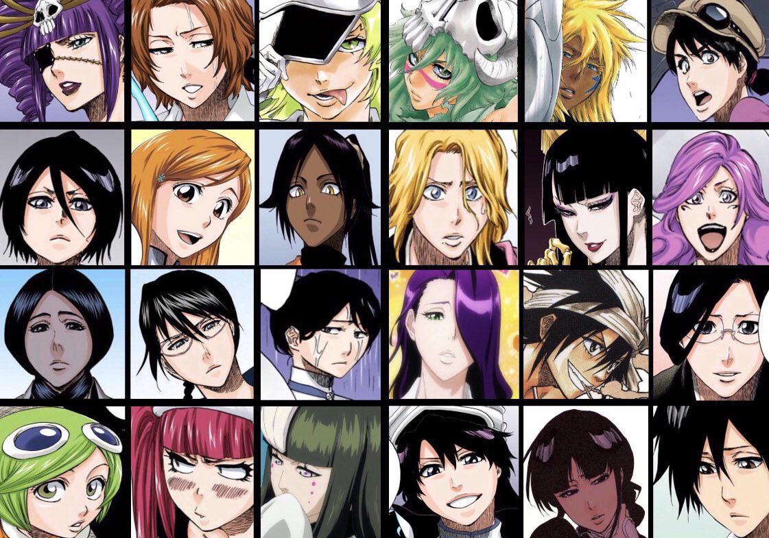 bleach anime female characters