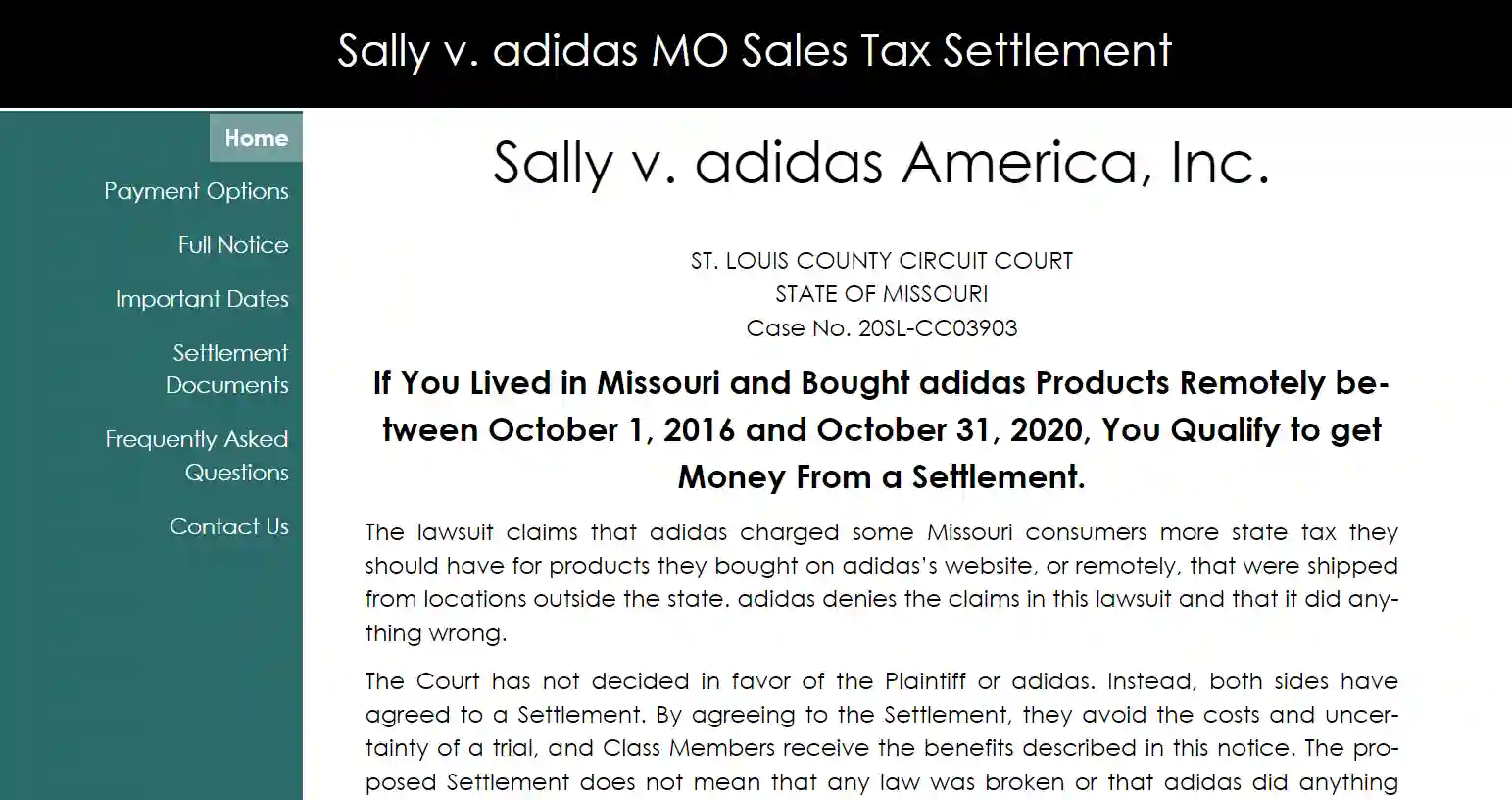 sally v adidas legit