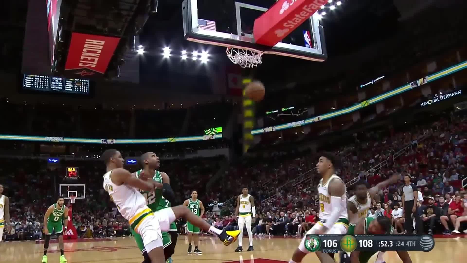 celtics vs rockets score