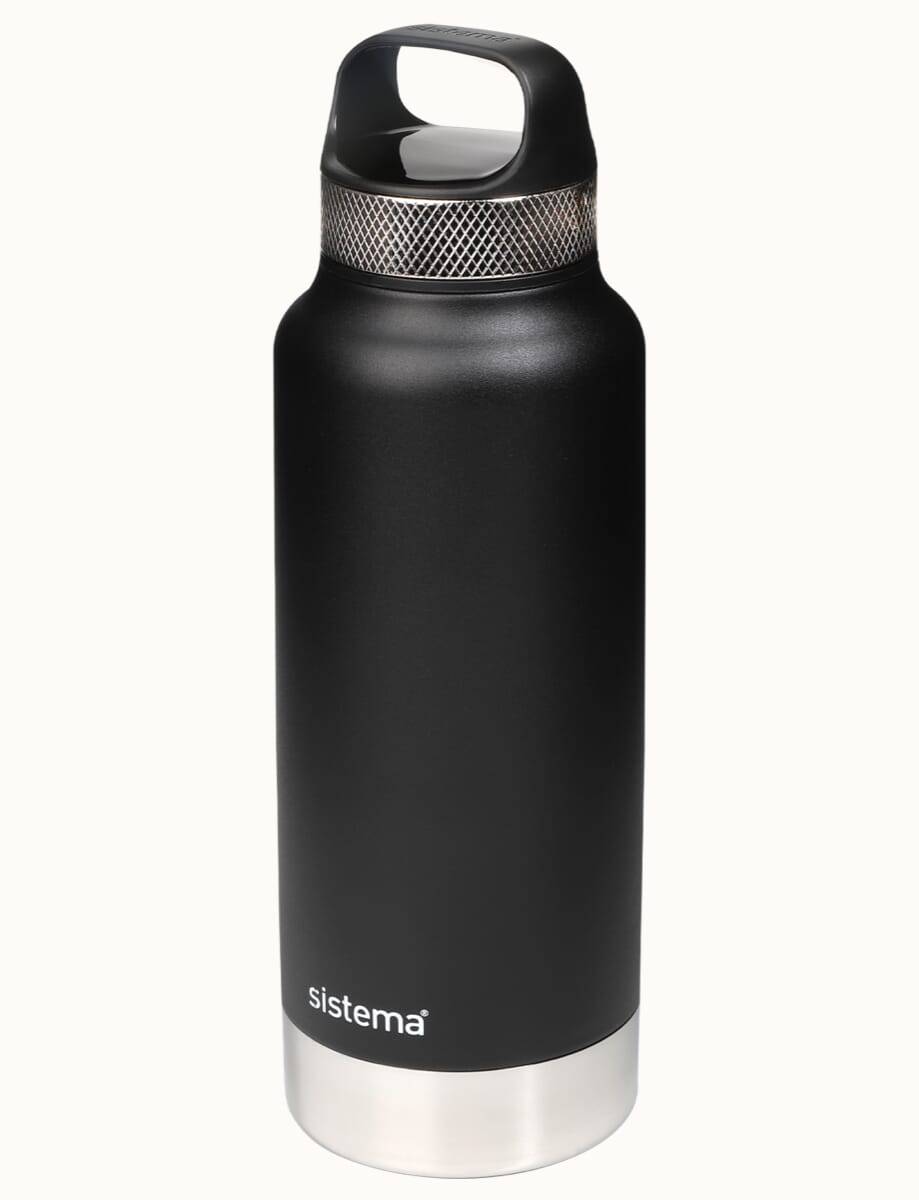 sistema metal water bottle