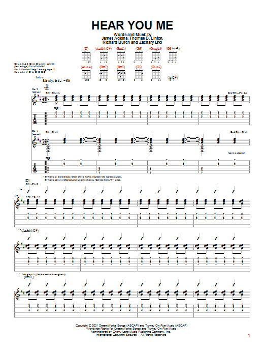 jimmy eat world chords