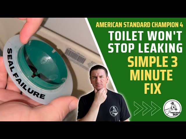 american standard toilet leaking