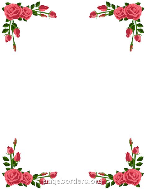 flower page border