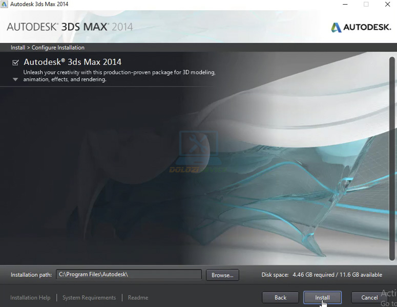 3ds max 2014 crack only