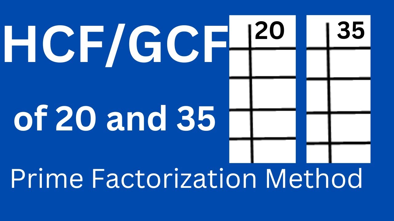 gcf of 35 and 20