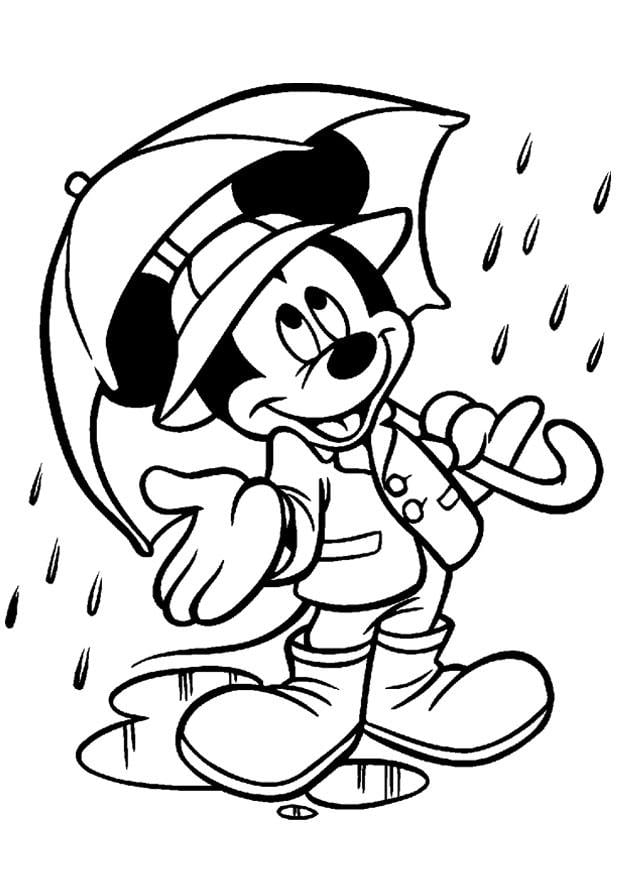 dibujos de mickey mouse para colorear