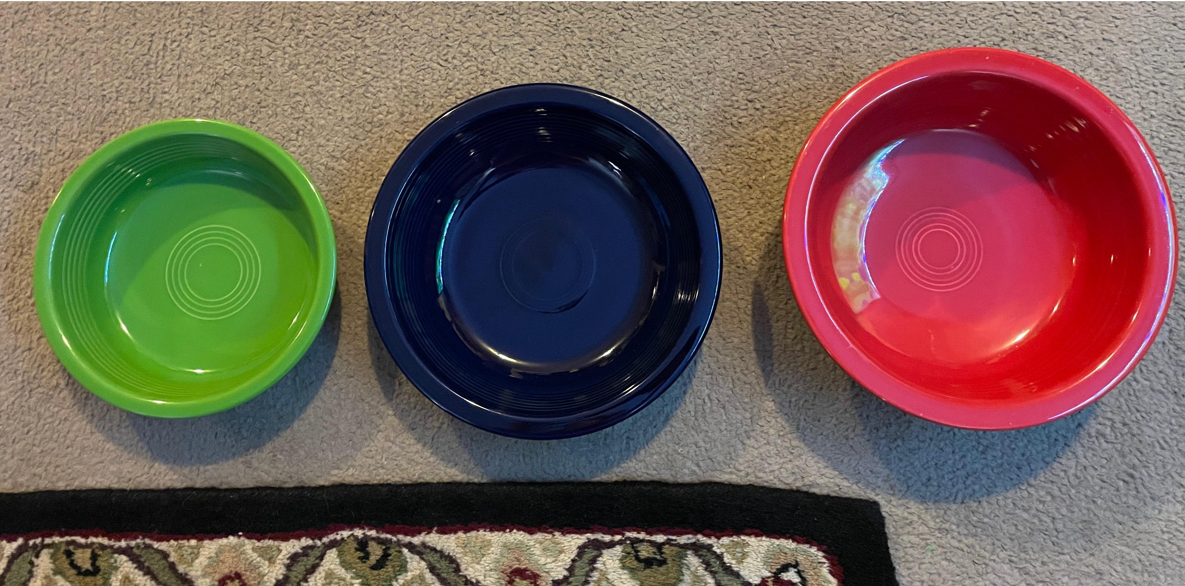 fiestaware bowl sizes