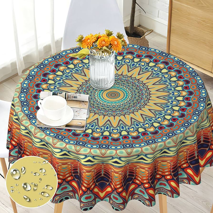 amazon round tablecloths