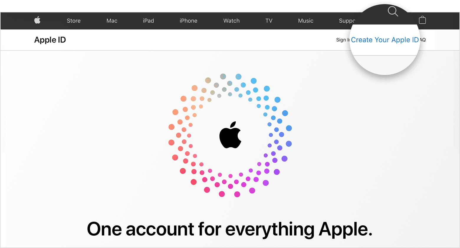 make an apple account