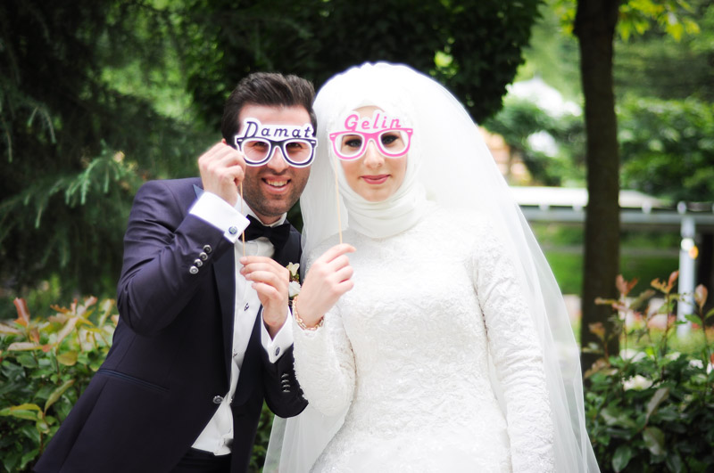 gelin damat fotoğraf çekimi aksesuarları