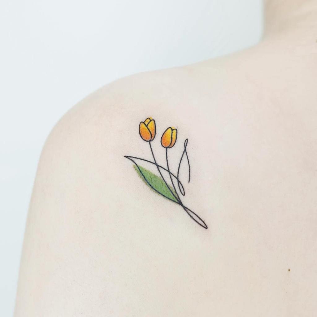 tulip tattoo ideas