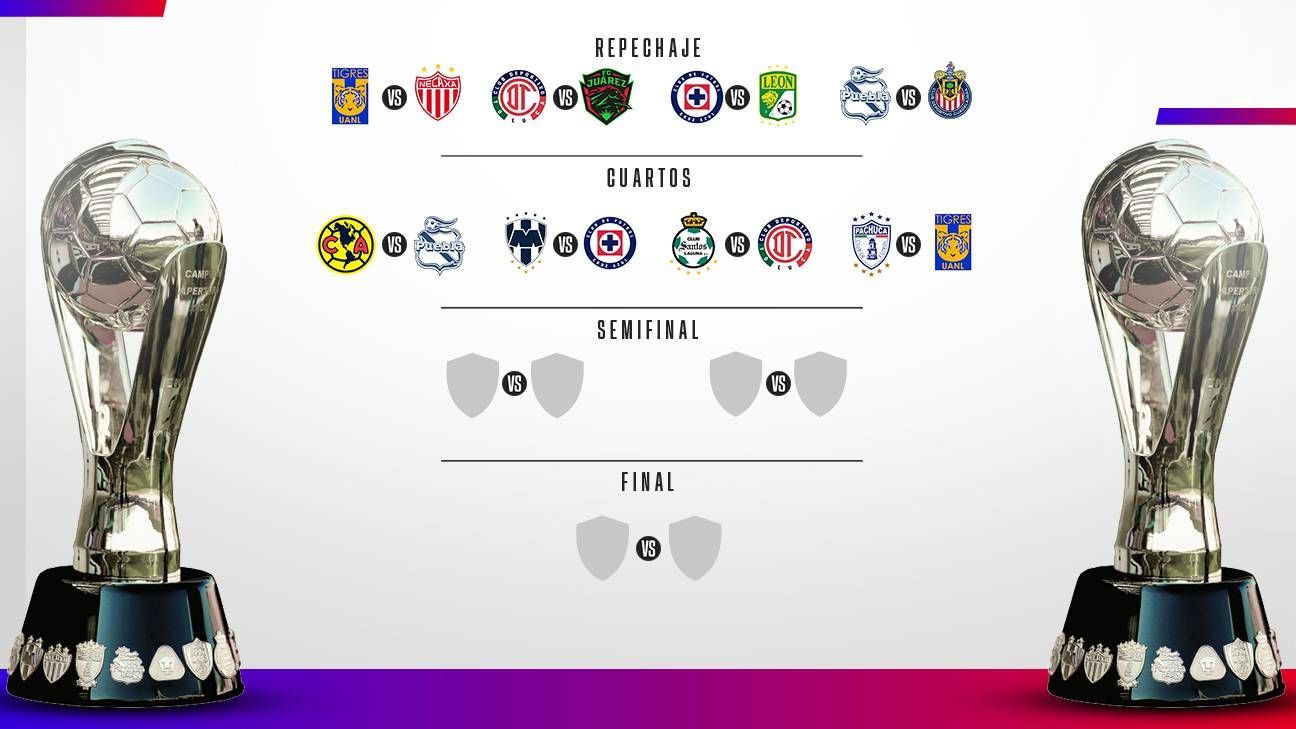 quien paso a cuartos de final liga mx